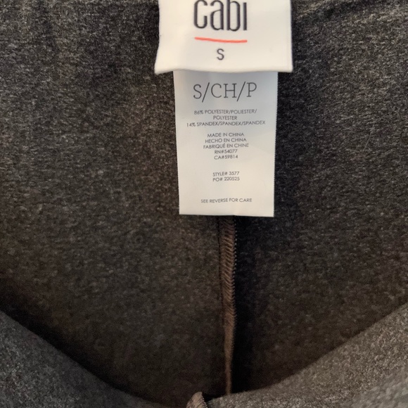 CAbi M'Leggings Skirted Leggings - Charcoal grey Sz S - Picture 5 of 7